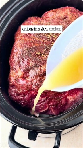Slow Cooker Apple Cider Pulled Pork - all the fall vibes