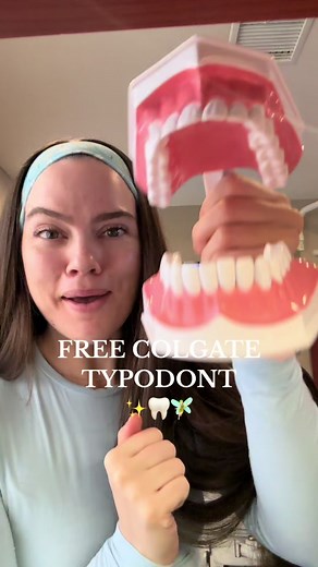 Free colgate typodont for students✨🦷🧚🏻 #colgate #colgatetypodont #hygienestudent #hygieneschool #dentalhygieneschooltiktok #fyp