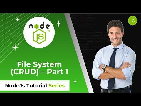 🔥 Node.js Tutorial #7 | File System (CRUD) – Part 1: Create & Read