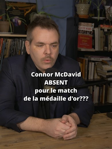 Un véritable SCANDAL contre l'équipe Canadienne de hockey, tout le monde est contre nous, il faut que les gars gagnent la médaille! #Canadiens #Habs #NHL #mcDavid #personnage #humour #fake