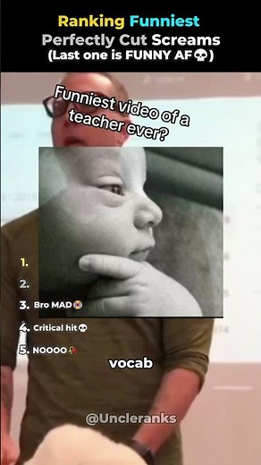 Ranking Funniest Perfectly Cut Screams😭💀