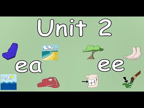 Phonics ea and ee words. Sounds Great 5: Unit 2
