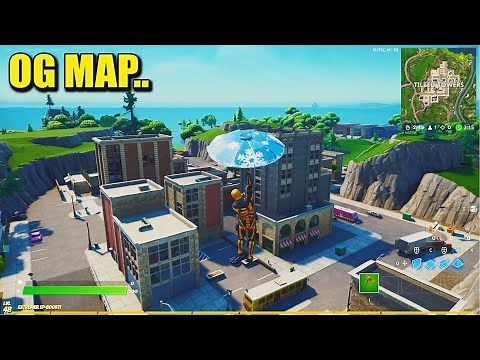 Fortnite KAPITEL 1 KARTE in 2021 spielen! 🗺️ (OG MAP)