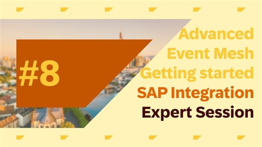 SAP Integration Suite, Advanced Event Mesh - Getting Started | Dirk Oppenkowski