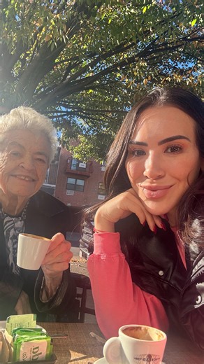 Rossella Rago CookingWithNonna on Instagram: "We used to take Nonna for coffee at our little neighborhood café in Brooklyn just me, my mom, and her. Nothing fancy. Just sunlight, a warm cup, and the gentle way she’d stir her spoon, as if she were coaxing sweetness back into the world. I didn’t know then how sacred those small moments were. How one day, they’d become the memories I’d hold onto with both hands. Life isn’t the same anymore. It hasn’t been since she left us. But grief has a way of t