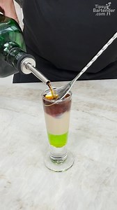 Loch Ness Monster #cocktail | Tipsy Bartender