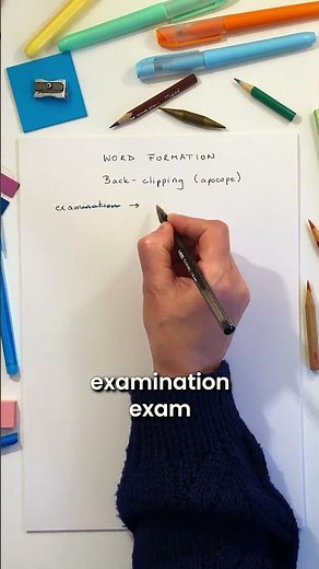 Back-Clipping in 45 Seconds! #wordformation #vocabulary #englishlesson #englishtips #words