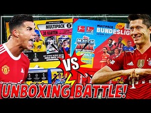 MULTIPACK BATTLE 😱🔥 MATCH ATTAX 21/22 BUNDESLIGA vs CHAMPIONS LEAGUE