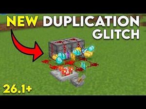NEW! Infinite Item Duplication Glitch Minecraft Bedrock v26.10+! (Easy Survival)