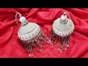 Easy Beaded Christmas Baubles