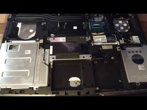 Alienware 17 disassembly disassemble clean fan and CPU Lüfter und CPU reinigen