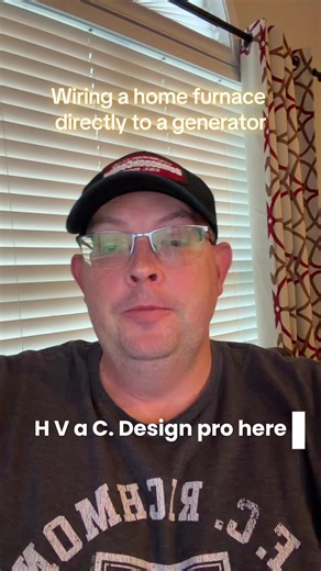 Wiring a home furnace to a generator. Not advice! #storm #generator #honda #customhome #heatpump
