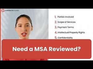 How to Review a Master Services Agreement [Top Terms to Understand]