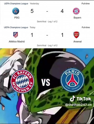Trông 2 ông ATM vs ARS có chán không cơ chứ😂#ucl #bayernmunich #psg #meme #thethao247