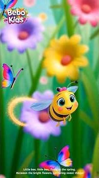 The Bee and Spring Flowers Song 🐝🌸 | Happy Kids Song About Nature & Spring