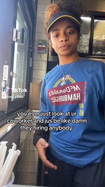 ‘’she don’t know what she doin’’😀😭 #fyp #work #relatable #mcdonalds | Retail Worker
