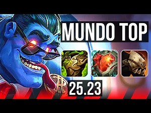 DR. MUNDO vs AMBESSA (TOP) | 10 solo kills, Legendary, 12/2/1 | NA Master | 25.23