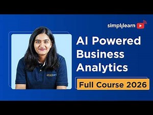 AI-Powered Business Analytics with Excel | Business Analytics Full Course 2026 | Simplilearn
