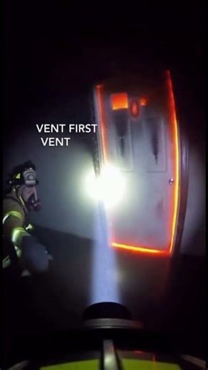 “Opening this door could cause a backdraft.”