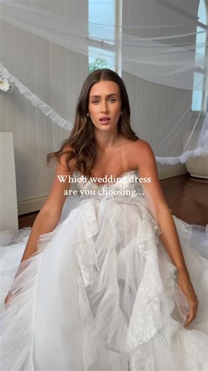 Jeune Bridal | Designer Wedding Dresses | Ballgown wedding dresses for every type of bride 🫶🏼 Which one are you choosing? #jeunebridal #bridal #bridetobe #realbride #weddingdress... | Instagram