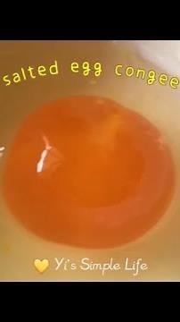 How to make simple salted egg congee porridge for beginners so yummy to eat!