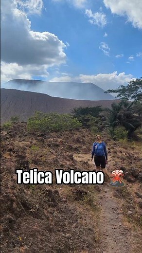 In Nicaragua we hiked Telica Volcano - one of the country's most active volcanoes. #nicaragua #hike