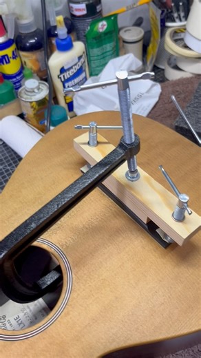 Bridge reglue for Martin LX1E #Tomworks #fyp | Tomworks Guitar Services