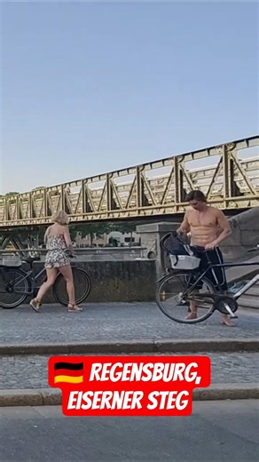 💥Danube Walking Tour Regensburg, Germany ❤️ 4k #68⚡