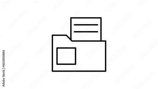 Icon of a file folder, symbolizing the management of files and documents.