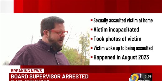 Black Hawk Co. Supervisor charged with sexual abuse
