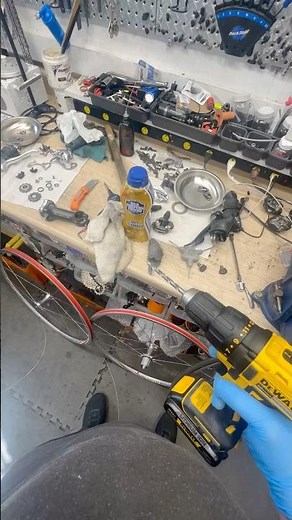 ￼ How to remove surface rust from a bicycle bottom bracket shell. #sports #bike #shorts