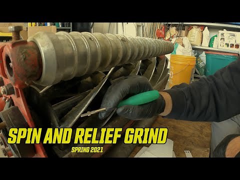 REEL Relief Grind. Prepare REEL MOWER for season. Toro 3100d