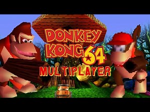Donkey Kong 64 Multiplayer Gameplay (2 Player)