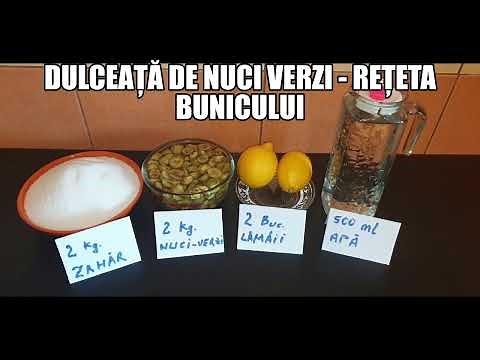 DULCEATA DE NUCI VERZI