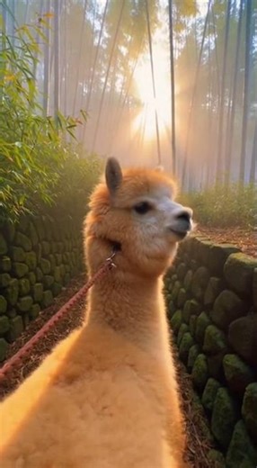 Misty Forest, Cute Alpaca, and an Unexpected Wild Encounter