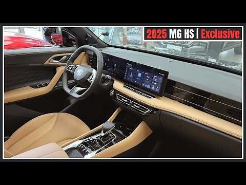 New MG HS 2025 (Exclusive) Beige Interior Review & Details