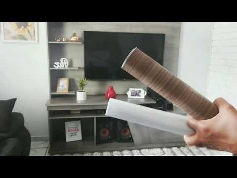 How to transform an old panel into a new one using contact paper./sandra batista
