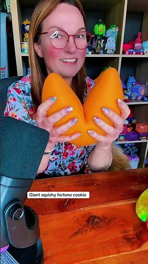 Unbelievably Obsessed with a Giant Fortune Cookie Squishy! #SquishyAddiction #FortuneCookieFun