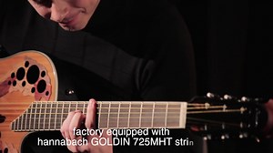 2.6K views · 236 reactions | Ovation CE44C-4A Nylon #hannabachgoldin Nylon strings, solid cedar top, Ovation Slimline Pickup, adjustable mahogany neck #ovationguitars #nylonstringsguitar | Ovation Guitars | Facebook