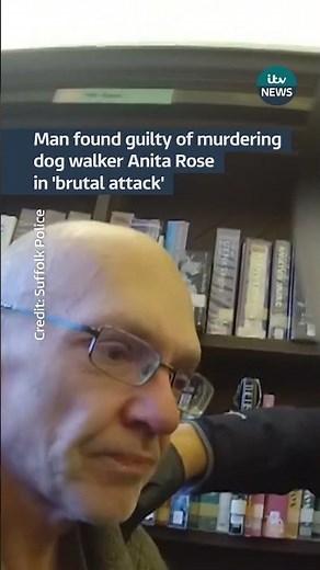 Roy Barclay found guilty of murdering dog walker Anita Rose in 'brutal' attack #itvnews