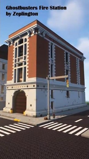 Ghostbusters Fire Station | Minecraft Time Lapse
