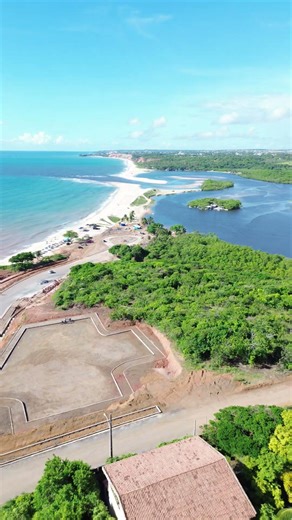 Zoom Out... na Barra de Gramame! 🚁✨ DJI Mini 3 Revelando o Paraíso no Litoral de João Pessoa PB 🇧🇷