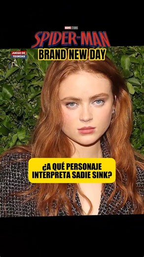 SADIE SINK in SPIDER-MAN 4: Who is her character? #sadiesink #spiderman4 #marveltheories