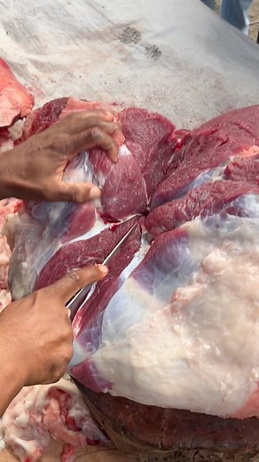 1.9K views · 13 reactions | Delicious meat processing and slicing skills. | Beef Market | Facebook