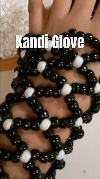Kandi Idea for Glove #kandi #kandikid #beads