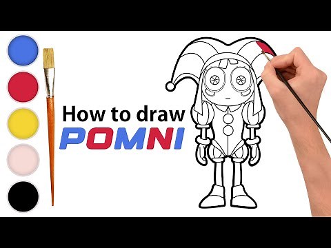 How to draw Pomni | The amazing digital circus