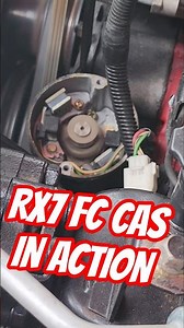 RX7 CAS Crank Angle Sensor in Motion #rx7 #crankanglesensor