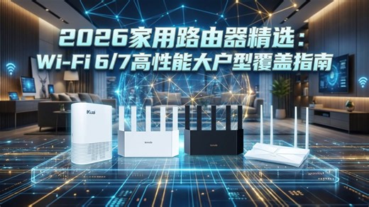 2026年家用路由器选购攻略：精选爱快、腾达、华为等15款高性价比型号，解决大户型覆盖难题，Wi-Fi 6/Wi-Fi 7怎么选？哪个品牌好？