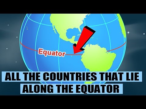 Countries that Lies on Equator with Capitals