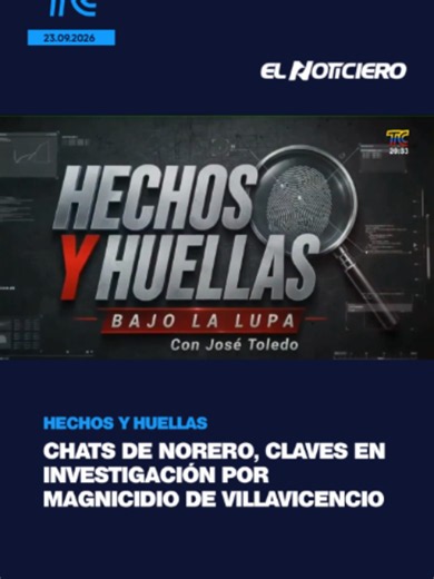 Chats extraídos de los teléfonos de Leandro Norero forman parte de la investigación por el asesinato de Fernando Villavicencio. Fiscalía los usa para sustentar su acusación contra Xavier Jordán como presunto autor mediato. 📲 Más noticias en tctelevision.com